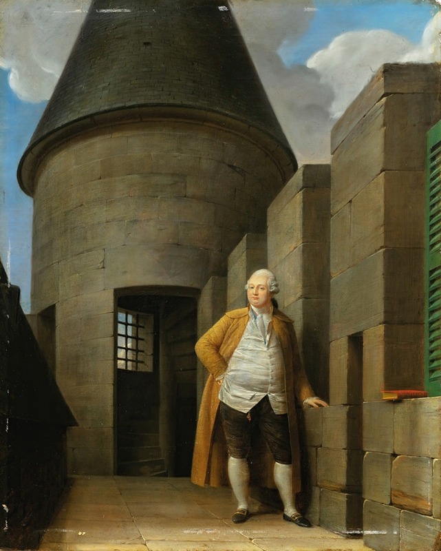Jean-François Garneray - Portrait of Louis XVI at the temple