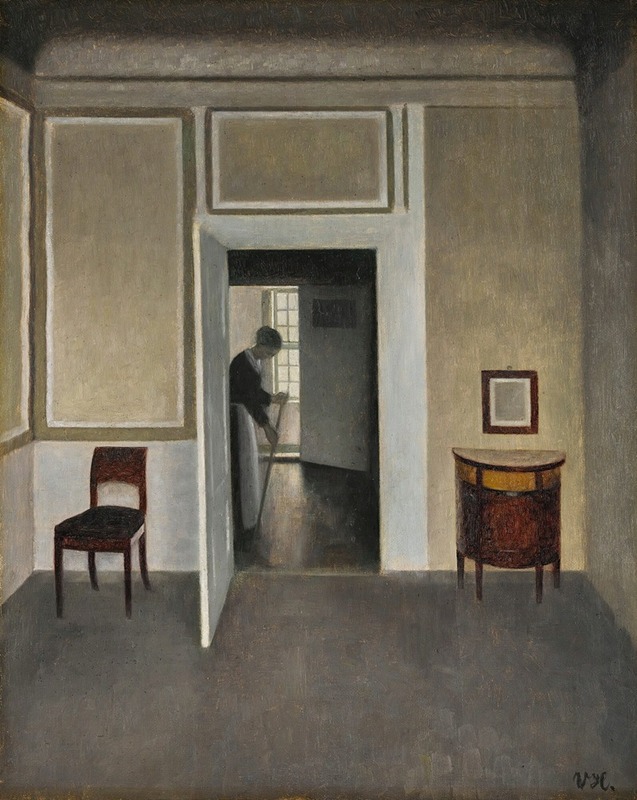 Vilhelm Hammershøi - Interior, Strandgade 30