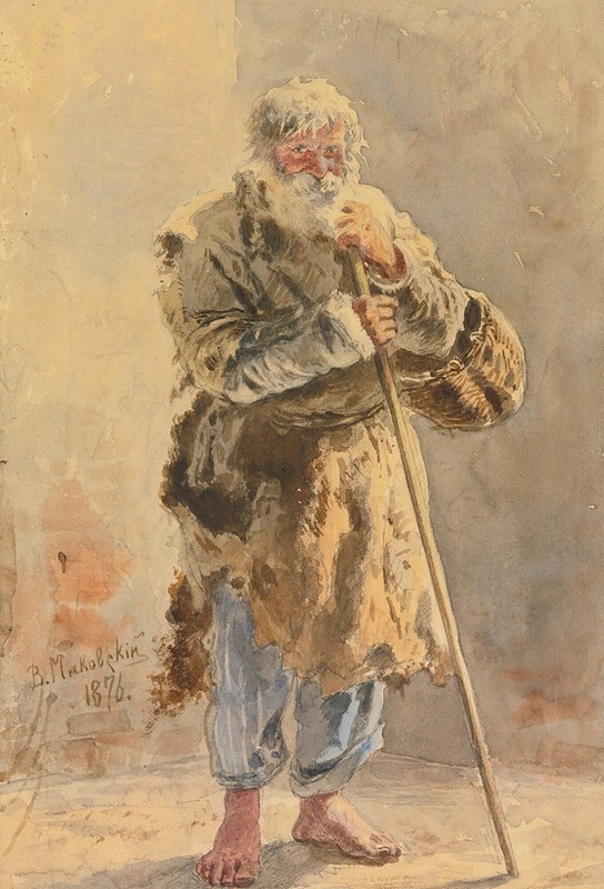 Vladimir Egorovich Makovsky - Portrait of a serf