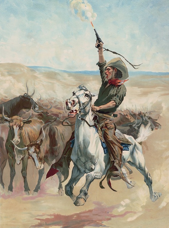 A. W. Elson - Heading a stampede