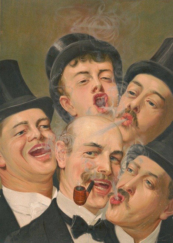Anonymous - Men smoking