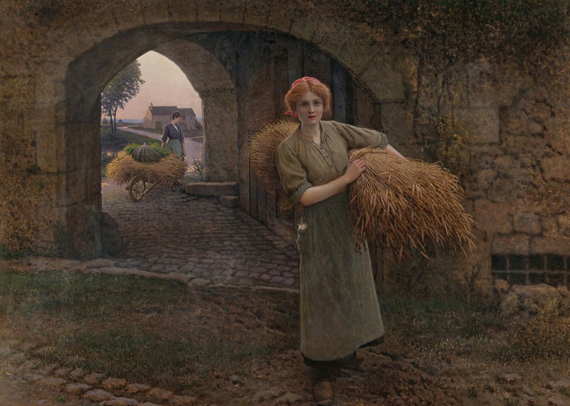 Camille Félix Bellanger - Carrying the sheaves