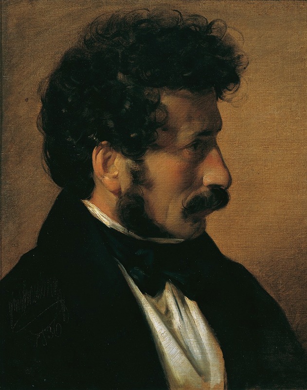 Friedrich von Amerling - Der Maler Theodor Alconière