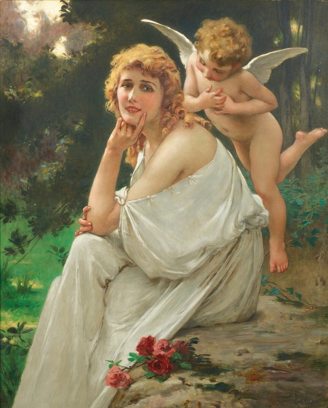 Guillaume Seignac - Love’s muse (portrait of Mary Pickford)