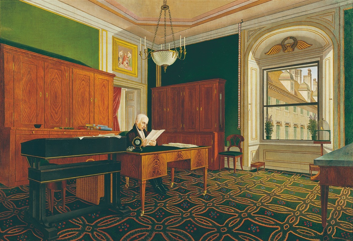 Johann Stephan Decker - Kaiser Franz II. (I.) in seinem Arbeitszimmer