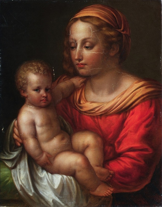 Josef Abel - Madonna and Child