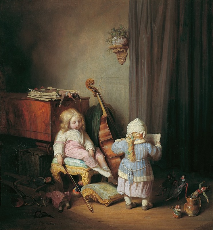 Josef Danhauser - Die kleinen Virtuosen