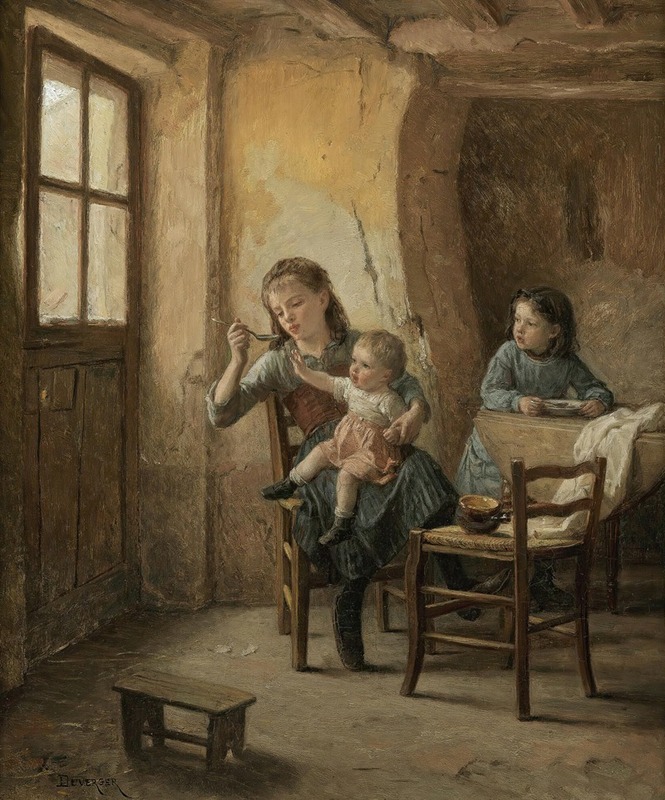 Théophile Duverger - The children’s meal