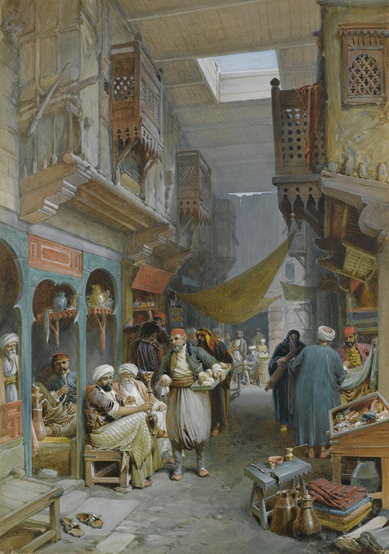 William Simpson - Bazaar, Suez