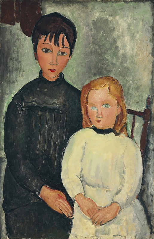 Amedeo Modigliani - Les deux filles
