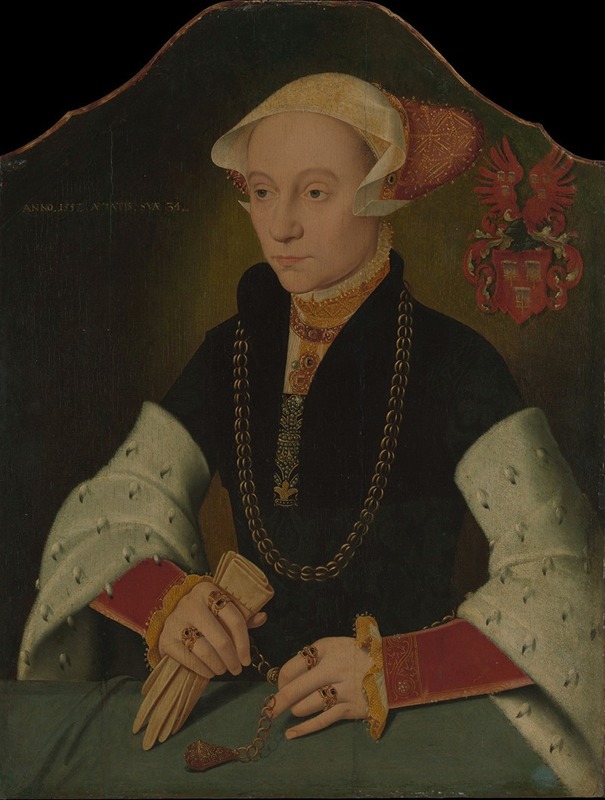 Barthel Bruyn the Younger - Portrait of a Woman of the Slosgin Family of Cologne