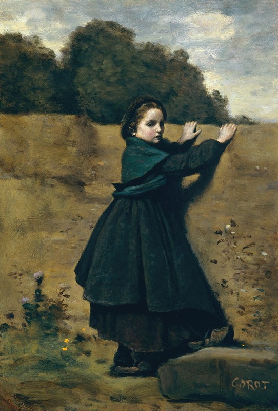 Jean-Baptiste-Camille Corot - The Curious Little Girl