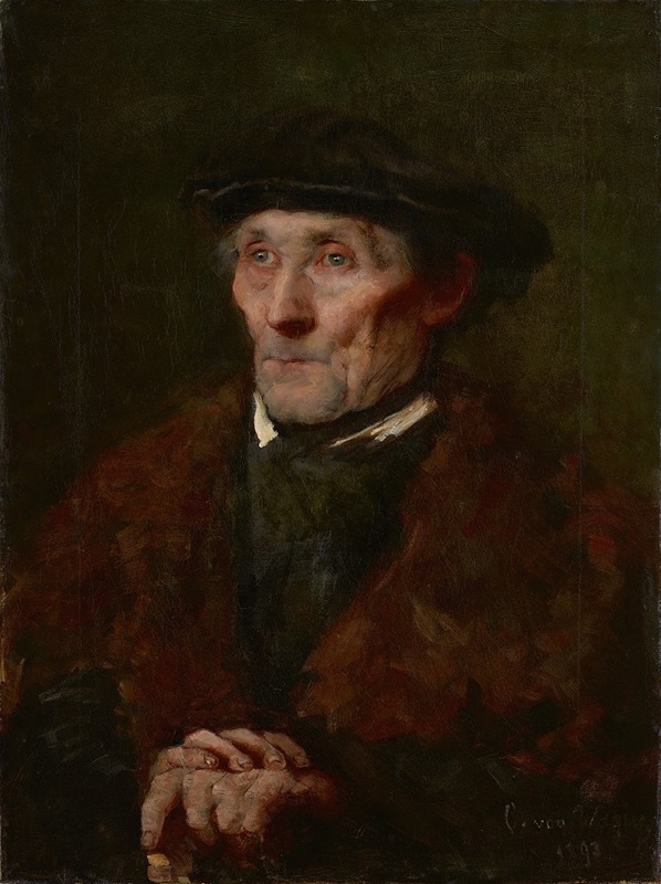 Clementine von Wagner - Bildnis eines alten Mannes