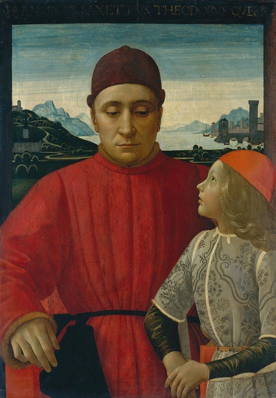 Davide Ghirlandaio - Francesco Sassetti (1421–1490) and His Son Teodoro