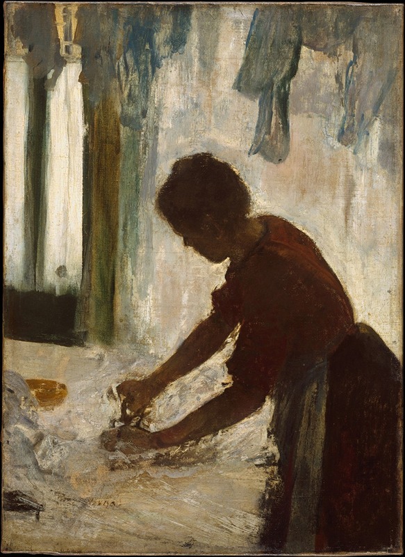 Edgar Degas - A Woman Ironing