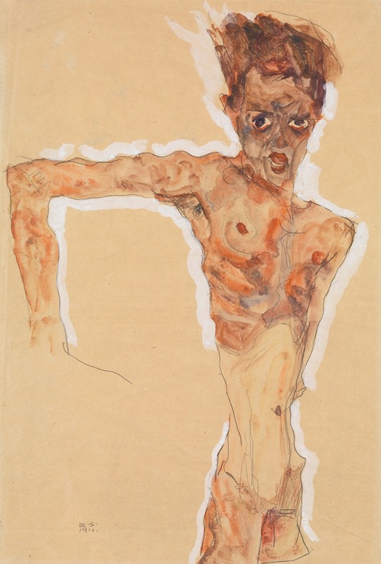 Egon Schiele - Self-Portrait