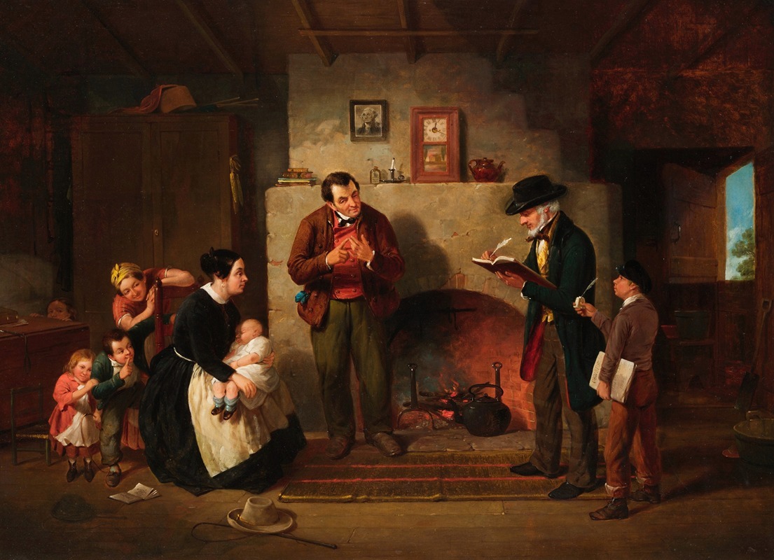 Francis William Edmonds - Taking the Census