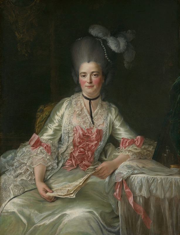 François-Hubert Drouais - Marie Rinteau, called Mademoiselle de Verrières