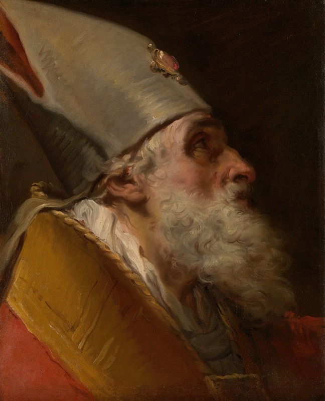 Gaetano Gandolfi - Head of a Bishop