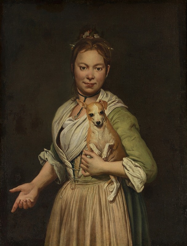 Giacomo Ceruti - A Woman with a Dog