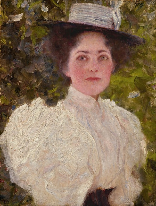 Gustav Klimt - Mädchen im grünen (Girl in the foliage)