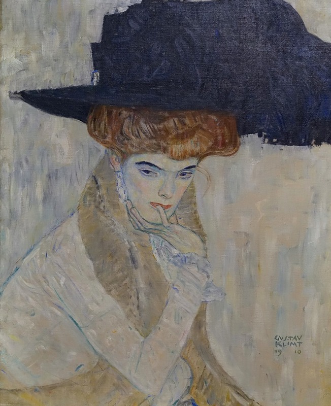 Gustav Klimt - The Black-Feathered Hat