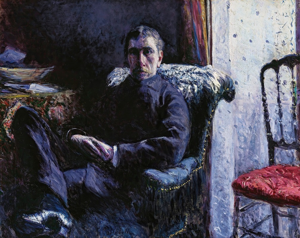 Gustave Caillebotte - Portrait de Georges Roman