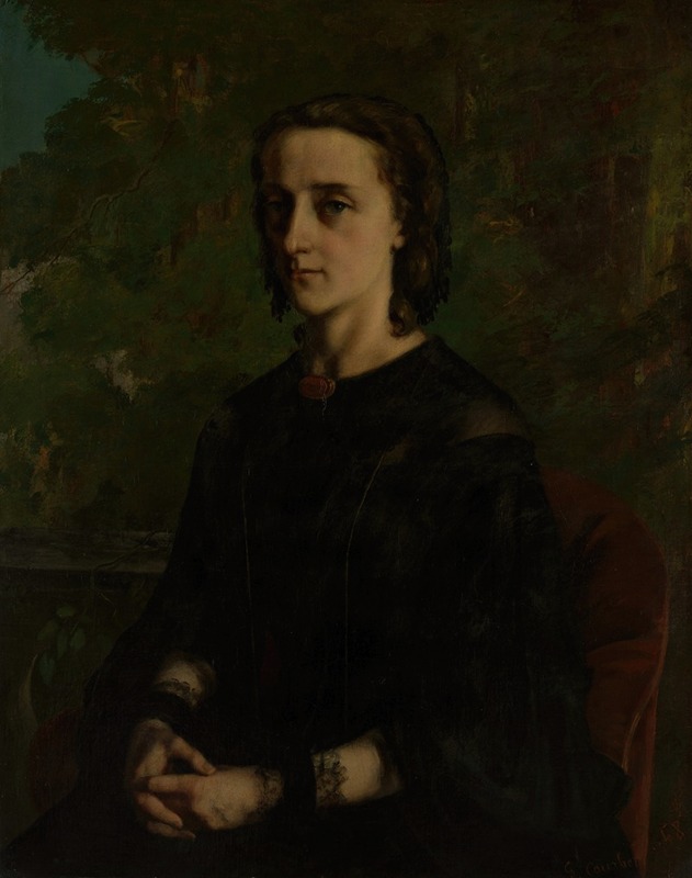 Gustave Courbet - Madame Frederic Breyer (Fanny Hélène Van Bruyssel, 1830–1894)