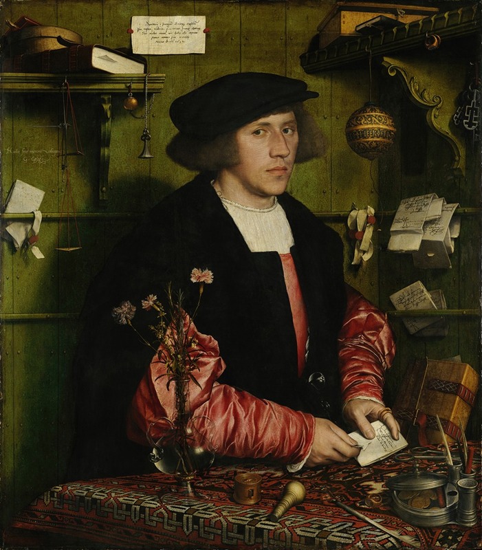 Hans Holbein The Elder - The Merchant Georg Gisze