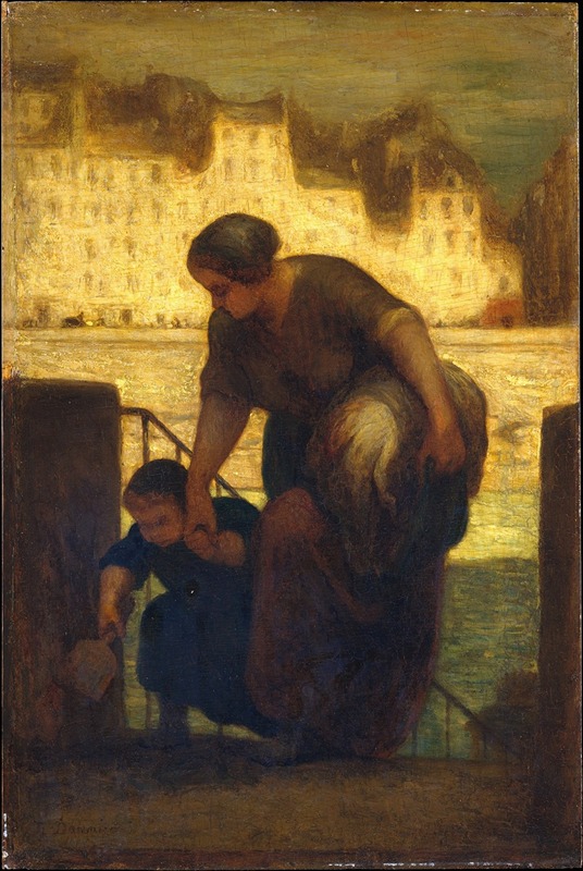 Honoré Daumier - The Laundress