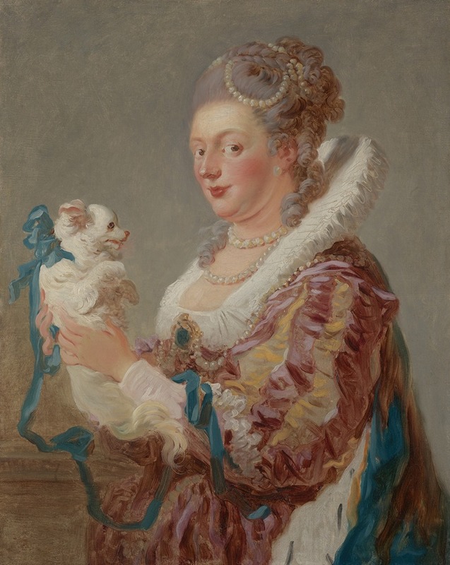 Jean-Honoré Fragonard - A Woman with a Dog