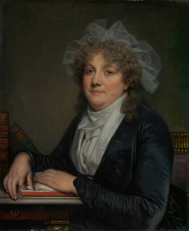 Jean-Baptiste Greuze - Madame Jean-Baptiste Nicolet (Anne Antoinette Desmoulins, 1743–1817)