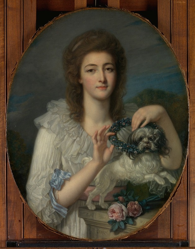 Jean-Baptiste Greuze - Princess Varvara Nikolaevna Gagarina (1762–1802)