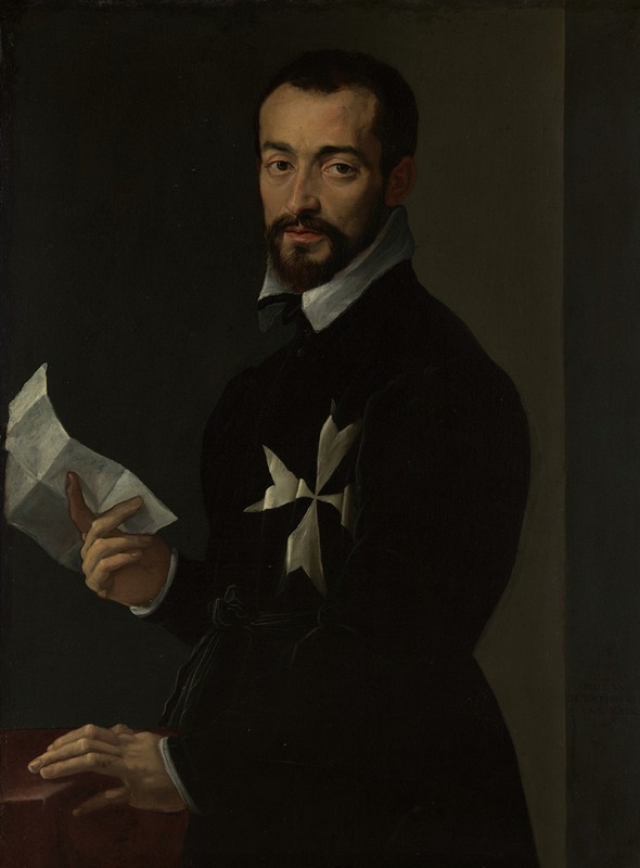 Mirabello Cavalori - Portrait of a Knight of Malta, Probably Fra Jacopo Salviati