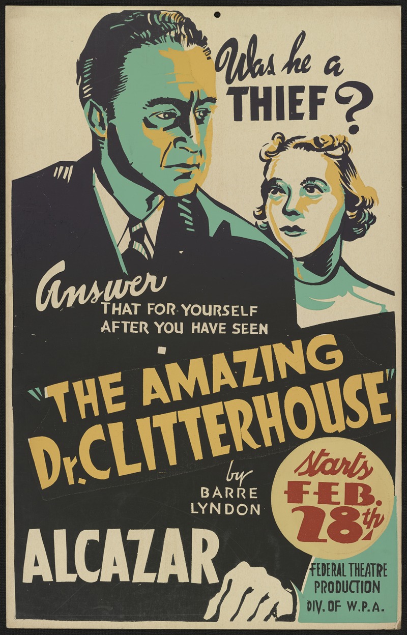 Anonymous - The Amazing Dr. Clitterhouse