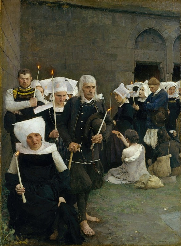 Pascal-Adolphe-Jean Dagnan-Bouveret - The Pardon in Brittany