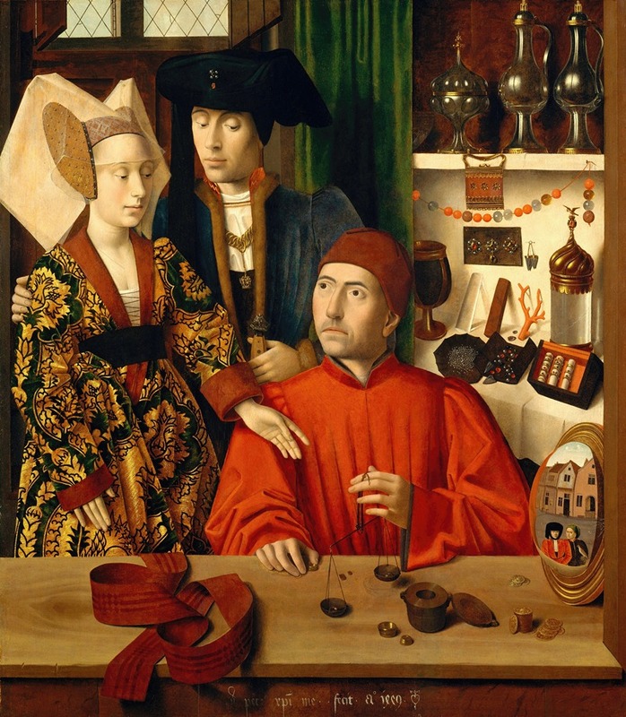 Petrus Christus - A Goldsmith in his Shop