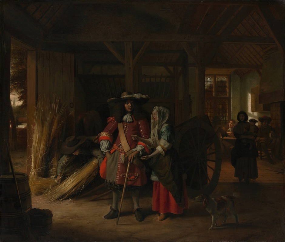 Pieter De Hooch - Paying the Hostess
