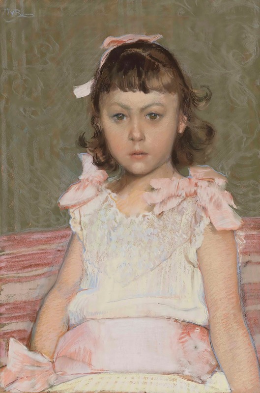 Theo van Rysselberghe - Portrait de fillette