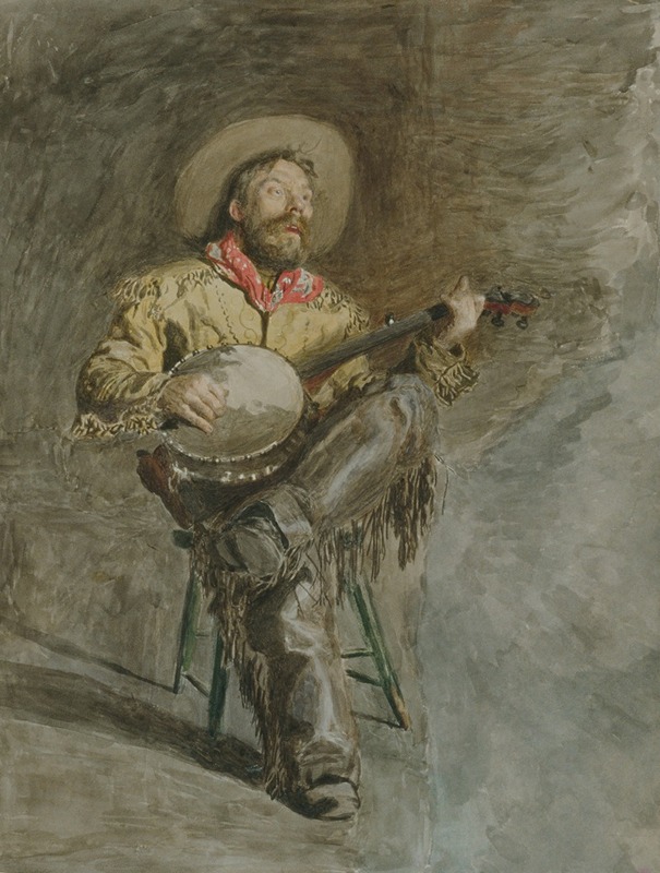 Thomas Eakins - Cowboy Singing