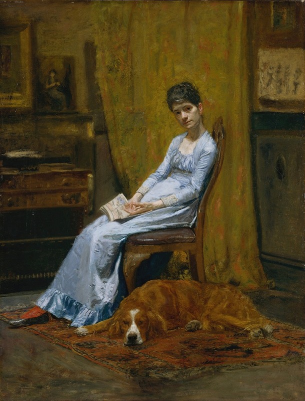 Thomas Eakins - The Artist’s Wife and His Setter Dog