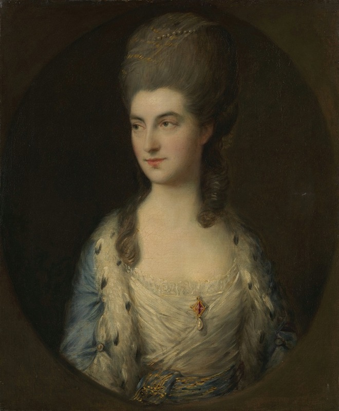 Thomas Gainsborough - Portrait of a Young Woman, Called Miss Sparrow