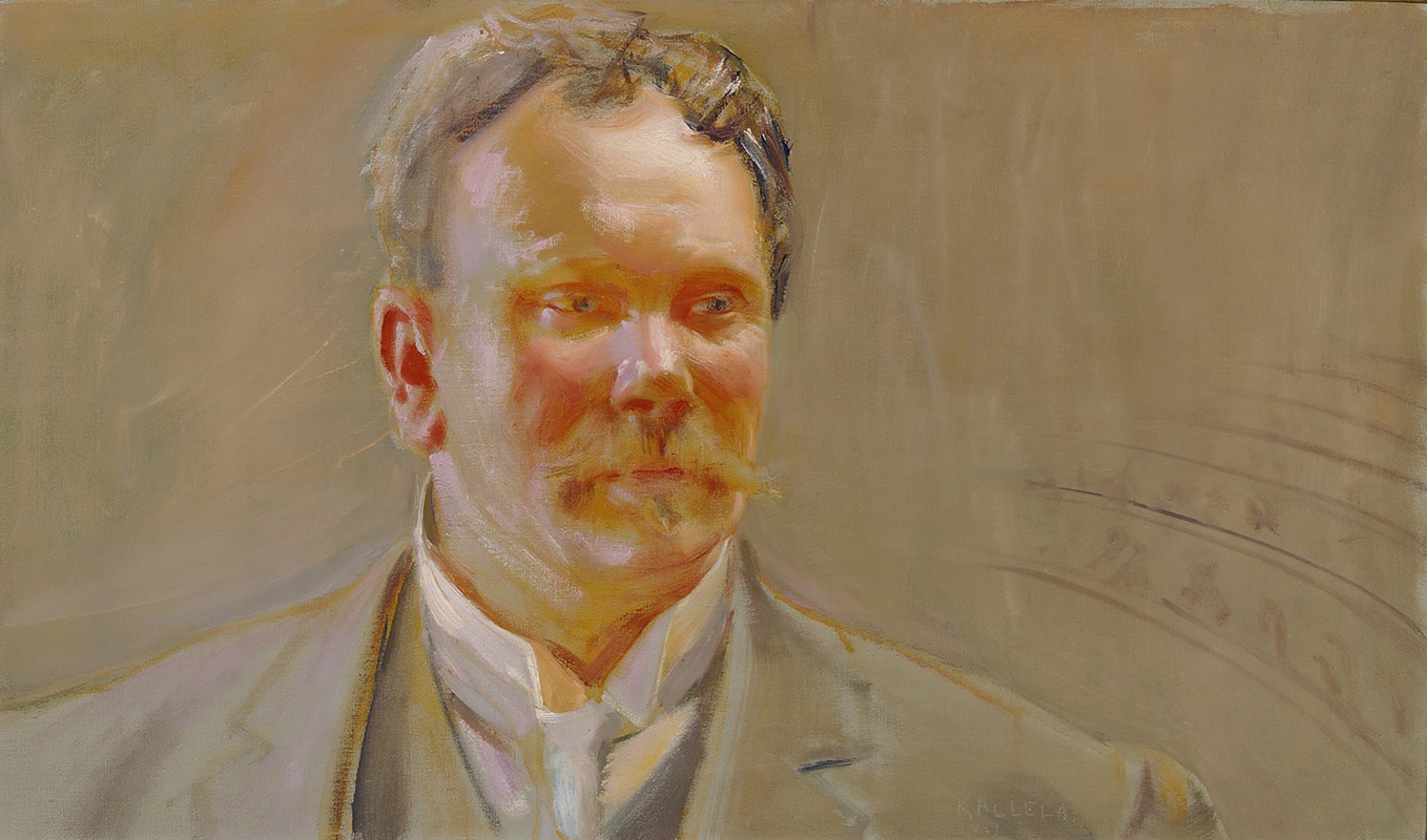 Akseli Gallen-Kallela - Portrait of Professor E.N.Setälä