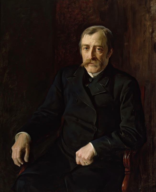 Albert Edelfelt - Portrait of Professor Carl Gustaf Estlander