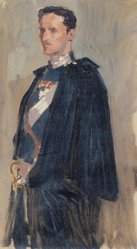 Albert Edelfelt - Skecth for the Portrait of Prince Carl