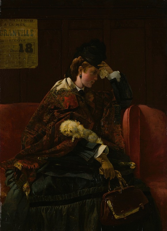 Alfred Stevens - At the Railway Station