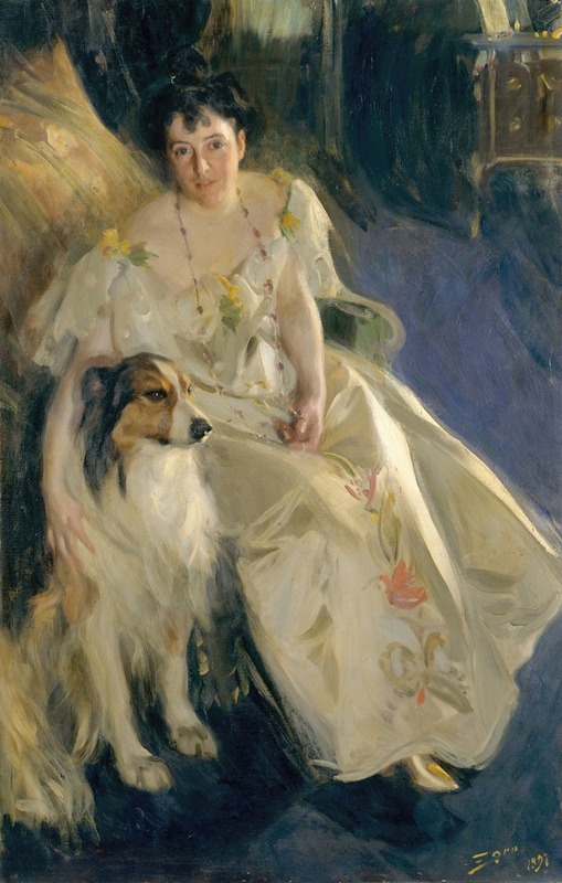 Anders Zorn - Mrs. Walter Rathbone Bacon (Virginia Purdy Barker, 1862–1919)