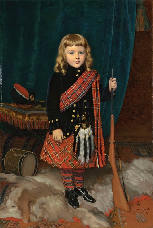 Charles Henri Hilaire Michel - Portrait of a young boy