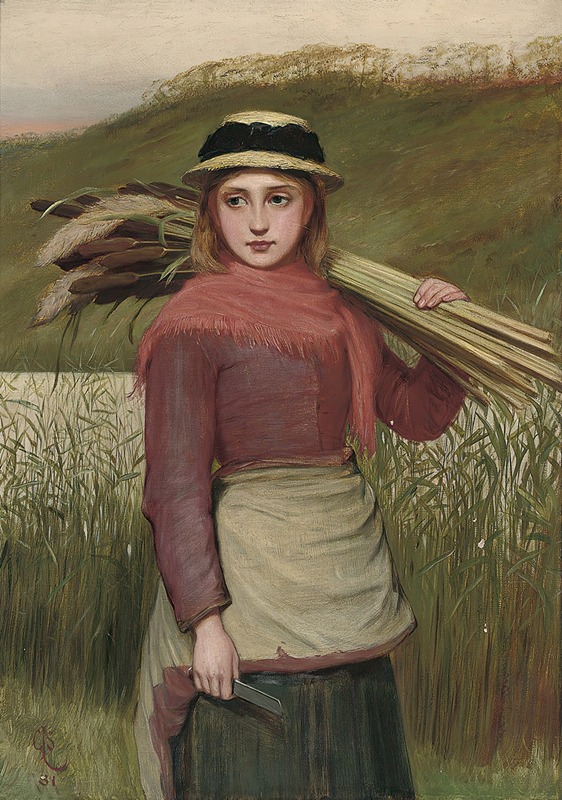 Charles Sillem Lidderdale - The reed cutter 1881