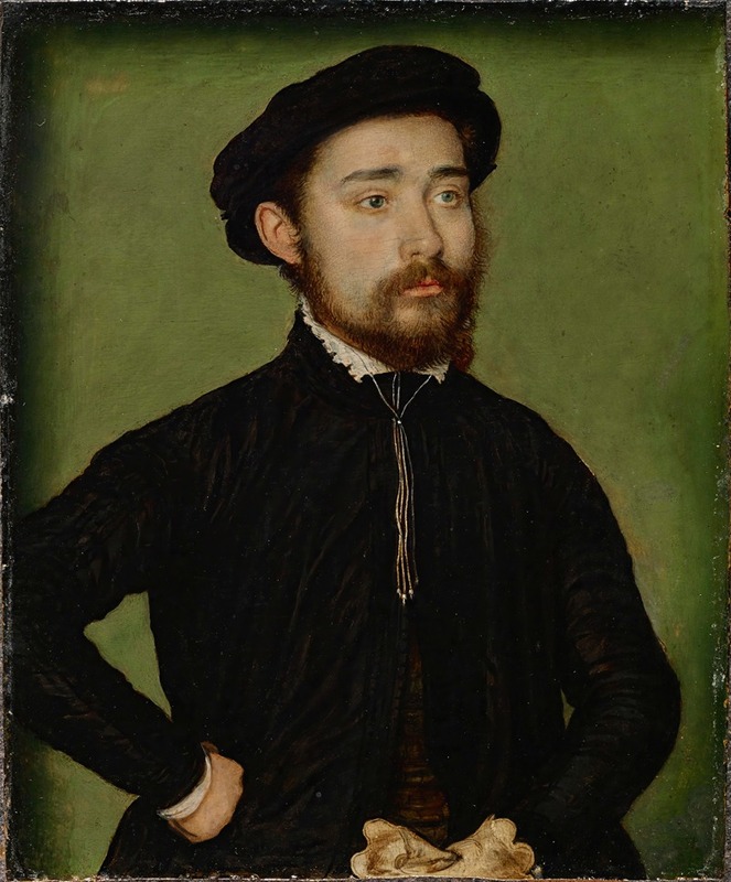 Corneille de Lyon - Portrait of a Man with a Glove